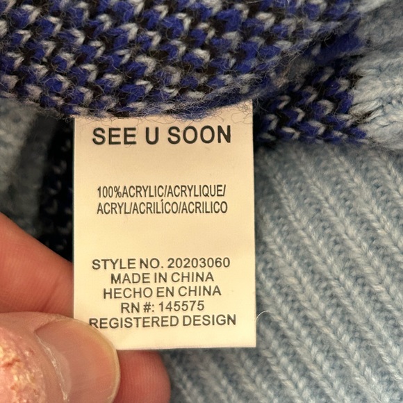 ANTHROPOLOGIE super fuzzy sweater size XS - Picture 5 of 6